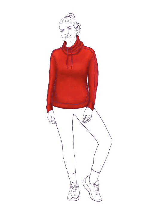 women's sweatshirt pattern