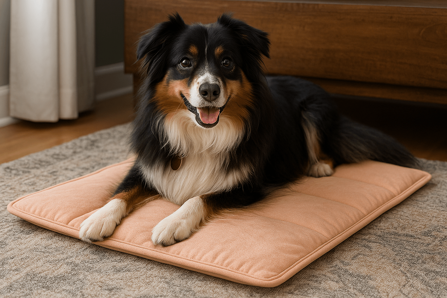 Pet cooling bed pattern